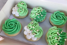 Load image into Gallery viewer, Green Cupcake Box-6pcs