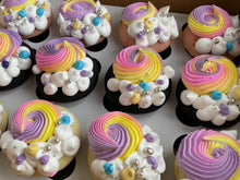 Load image into Gallery viewer, Rainbow cupcake box-6pcs