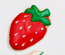 Load image into Gallery viewer, Strawberry, one year old cookies
