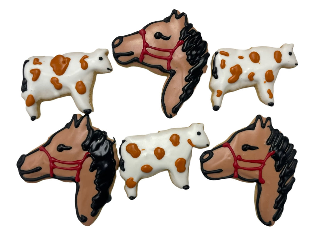 Horse Head,Cow Cookies