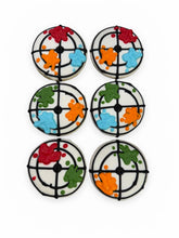 Load image into Gallery viewer, Paintball party themed cookies
