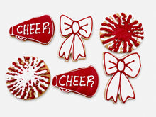 Load image into Gallery viewer, Cheerleading themed cookie cookies
