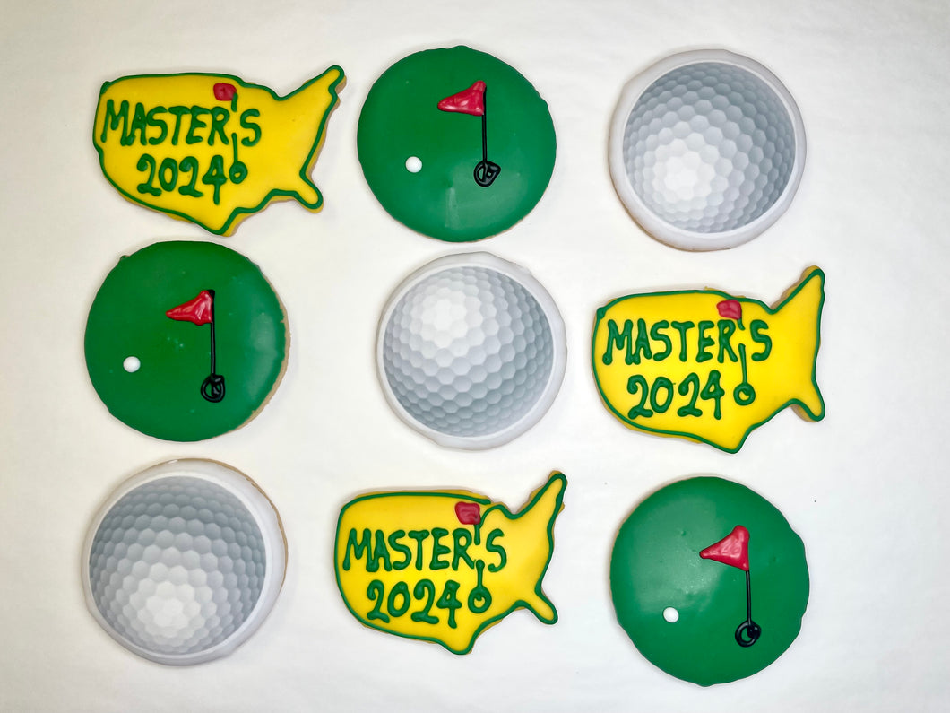 Masters golf cookies