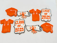 Load image into Gallery viewer, sam houston state university graduation themed cookies
