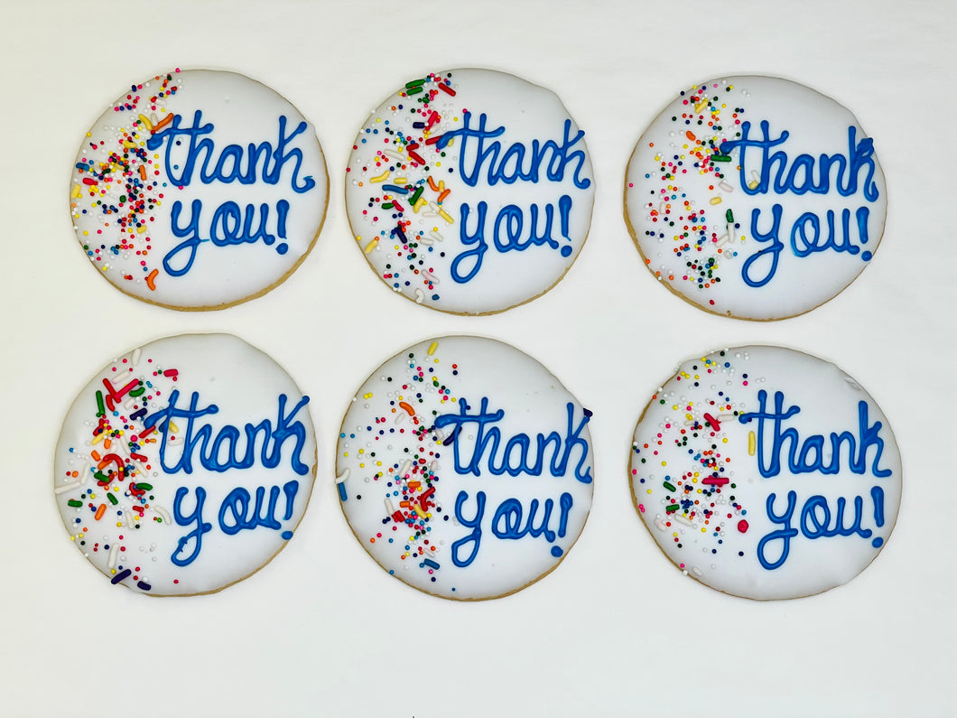 Thank You, teacher appreciation week Cookies