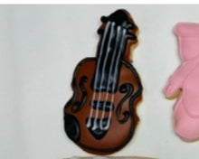 Load image into Gallery viewer, Violin, Ballet, Piano themed cookie
