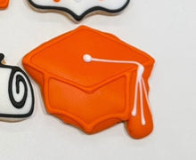 Load image into Gallery viewer, sam houston state university graduation themed cookies
