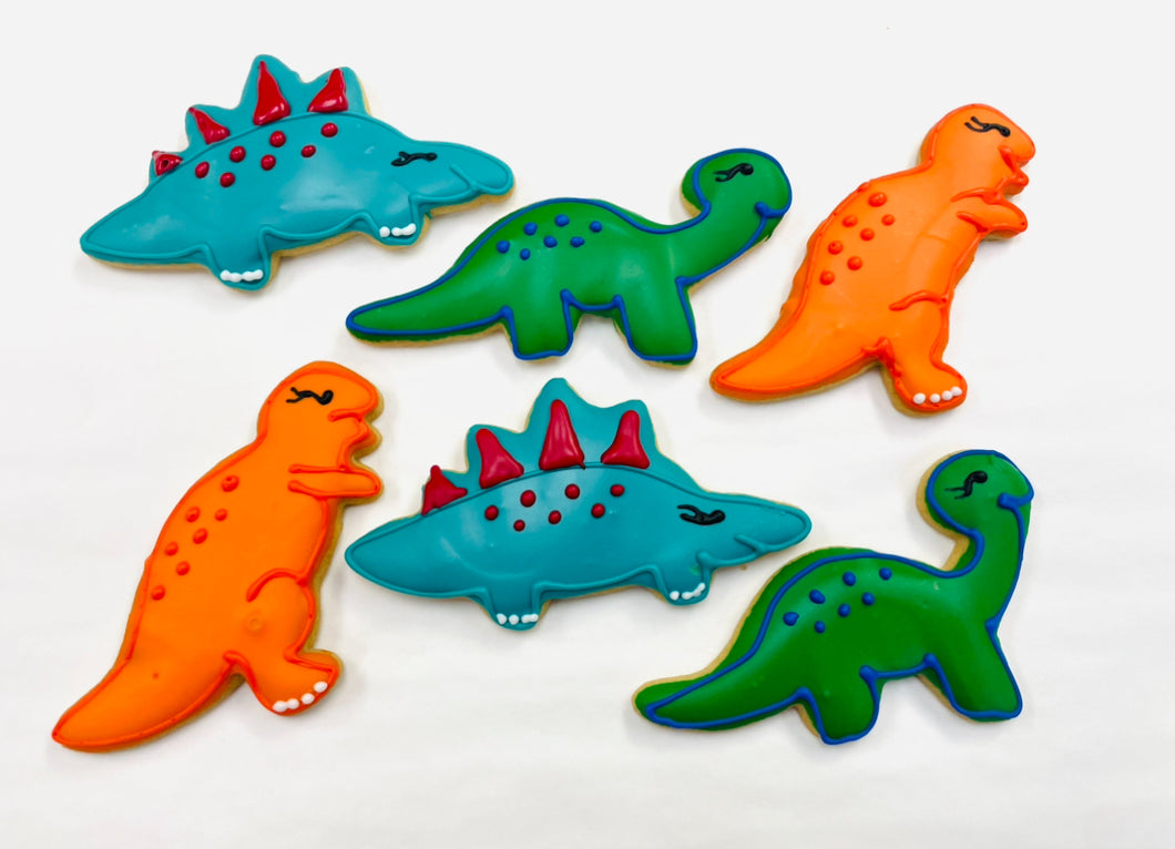 Dino cookies