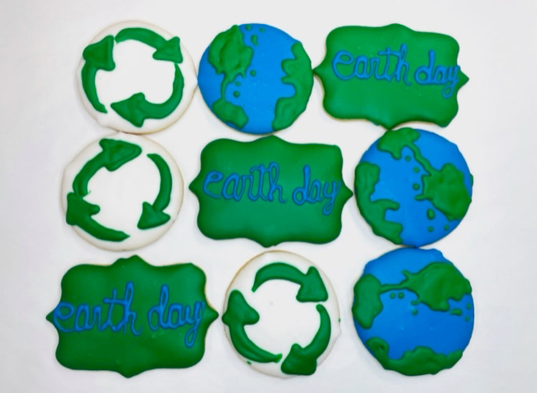 Earth day cookies