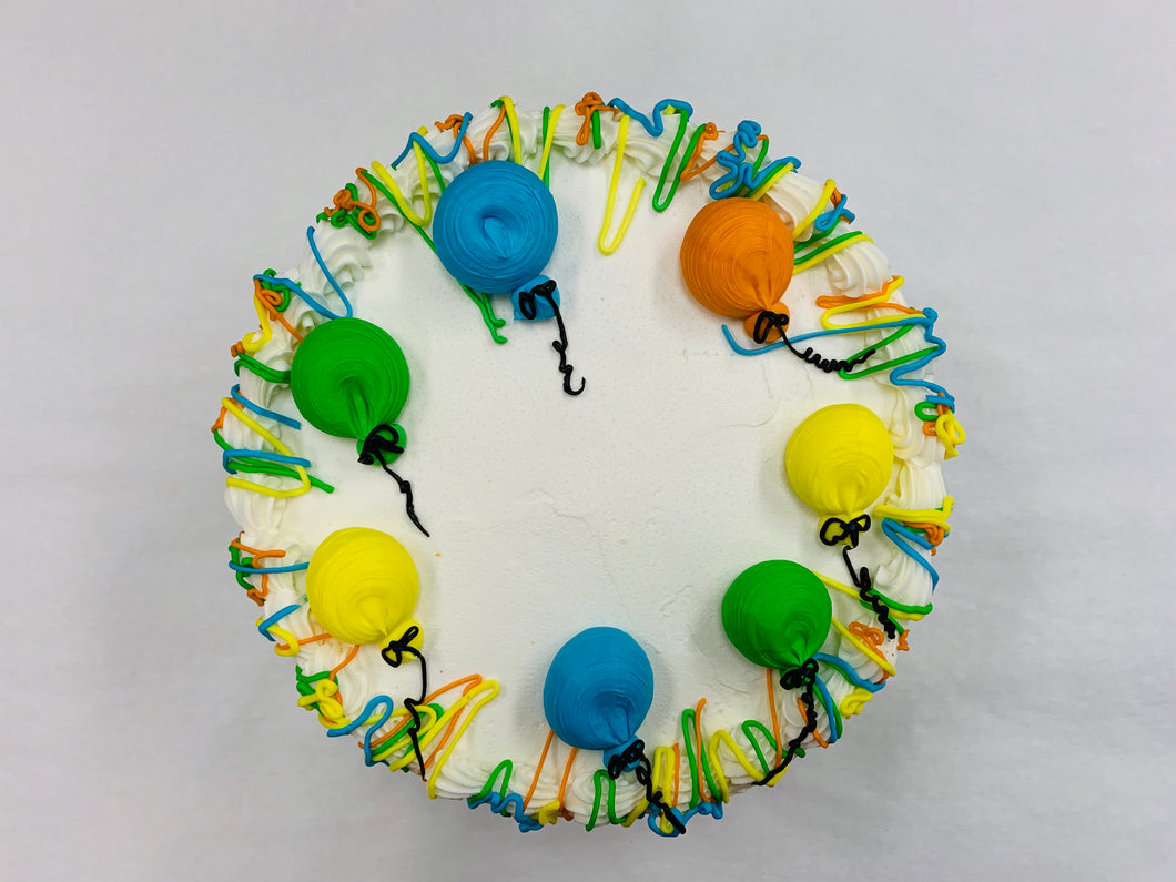 Balloons Decorated Cake