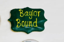Load image into Gallery viewer, Baylor University themed cookies

