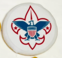 Load image into Gallery viewer, Boy Scouts / Eagle Scouts themed cookies
