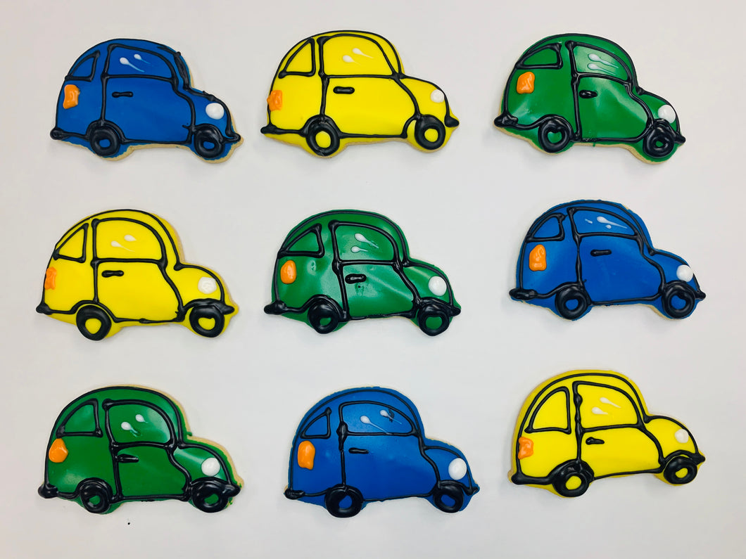 Vintage Car/ VW Beetle Cookies