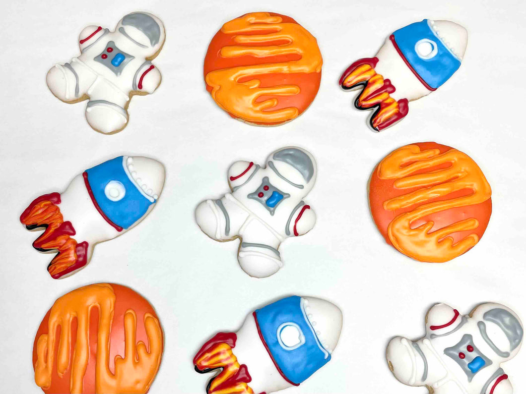 Outer Space Sugar Cookies