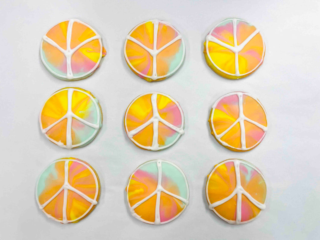 Peace Sign Cookies