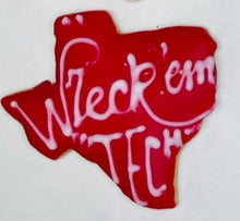 Load image into Gallery viewer, Texas Tech University themed cookies
