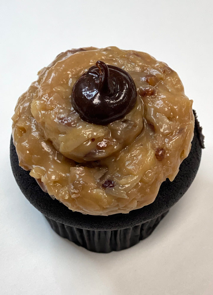 German Chocolate Cupcake